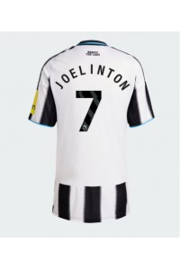 Newcastle United Joelinton #7 Voetbaltruitje Thuis tenue Dames 2025-26 Korte Mouw